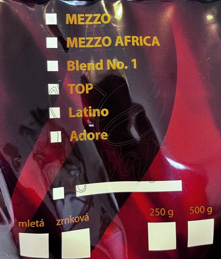 Mezzo Afrika Caffe 500g/1000g - Vaha: 1000g